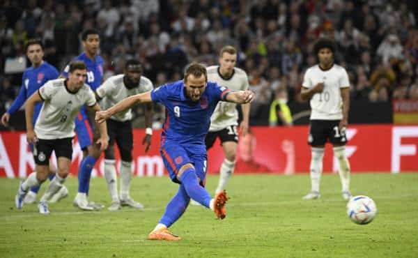 Ligue des Nations : l'Angleterre arrache un match nul en fin de match grâce à un penalty de Harry Kane contre l'Allemagne.