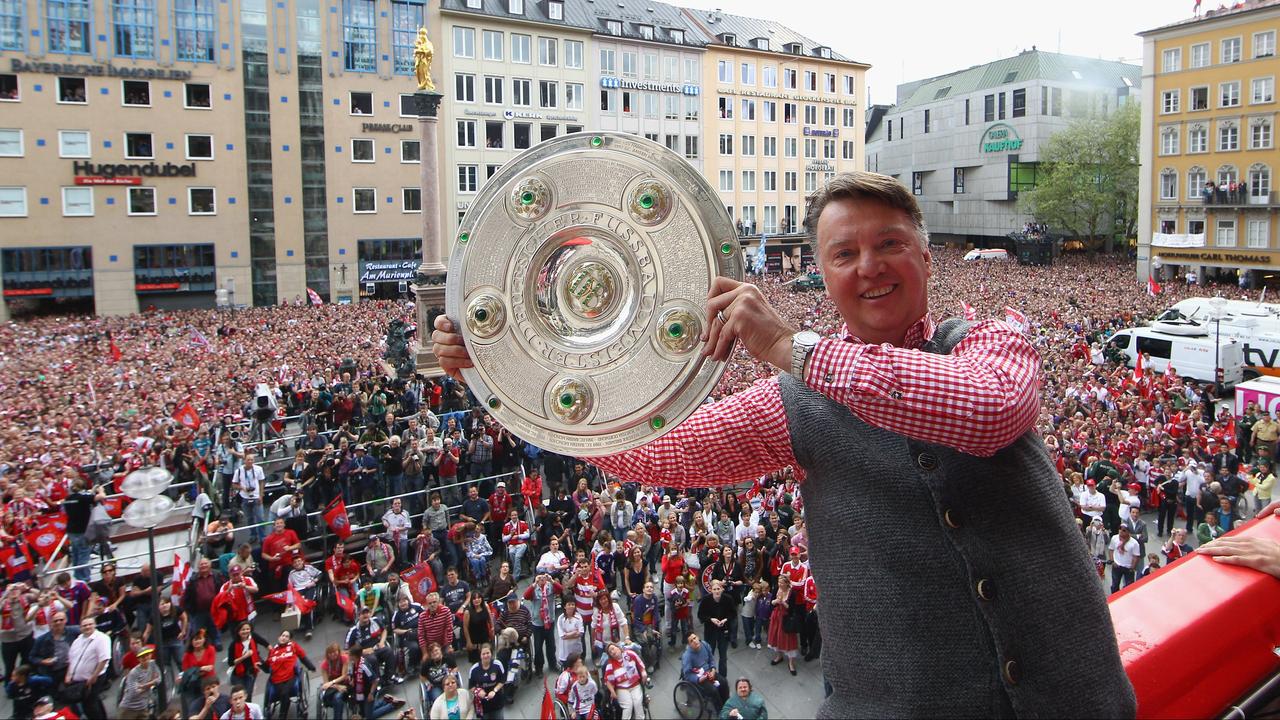 Louis van Gaal a remporté le titre national 2010 avec le Bayern Munich.