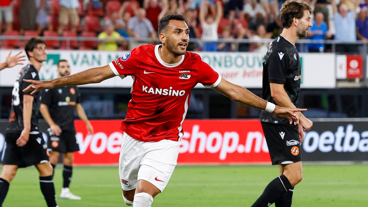 Vangelis Pavlidis a été l'homme fort de l'AZ avec deux buts.