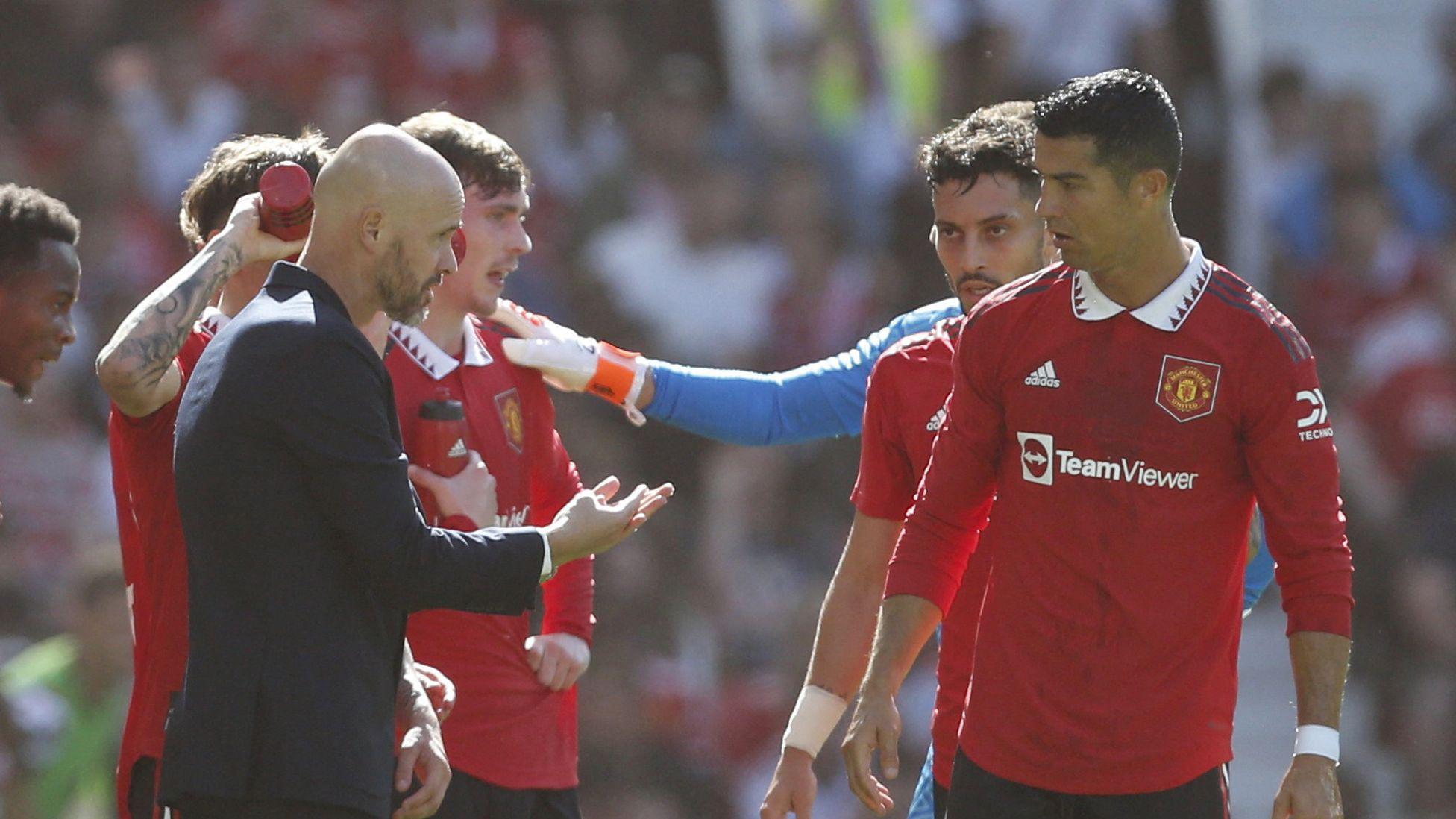 L'a-t-il humilié devant tout le monde ? La confrontation entre Cristiano Ronaldo et Ten Hag est révélée au grand jour : ''C'est ma façon ou la rue''.