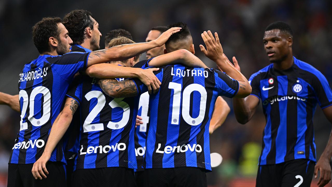 Joie à l'Internazionale après la victoire 3-0 de Lautaro Martínez.