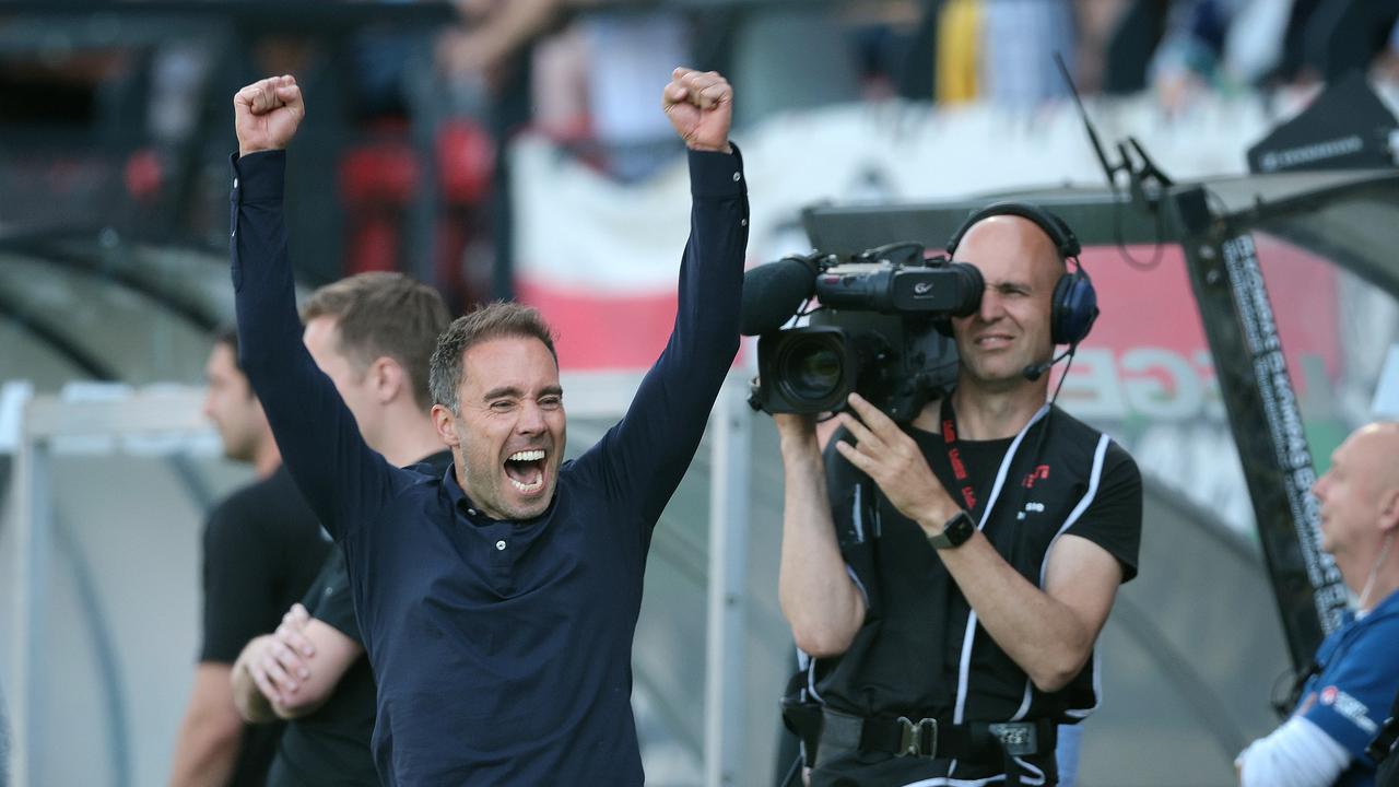 Sjors Ultee après que Fortuna Sittard ait obtenu l'exécution lors de la dernière journée de championnat la saison dernière.