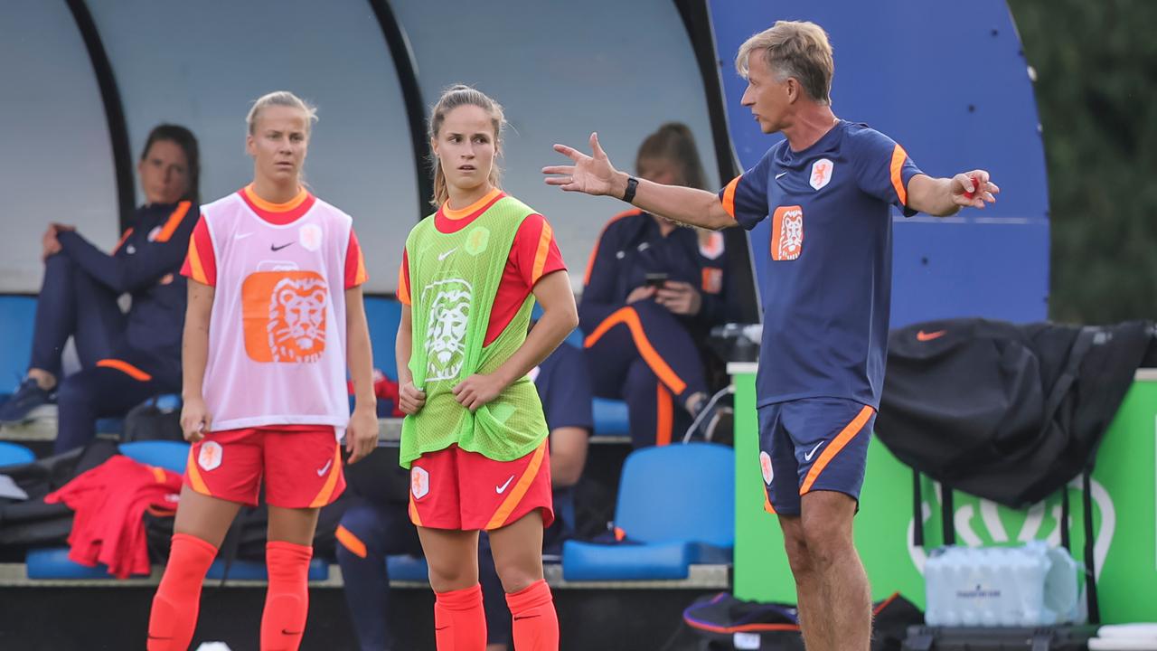 Andries Jonker a été très actif lors de son premier entraînement avec les Orange.