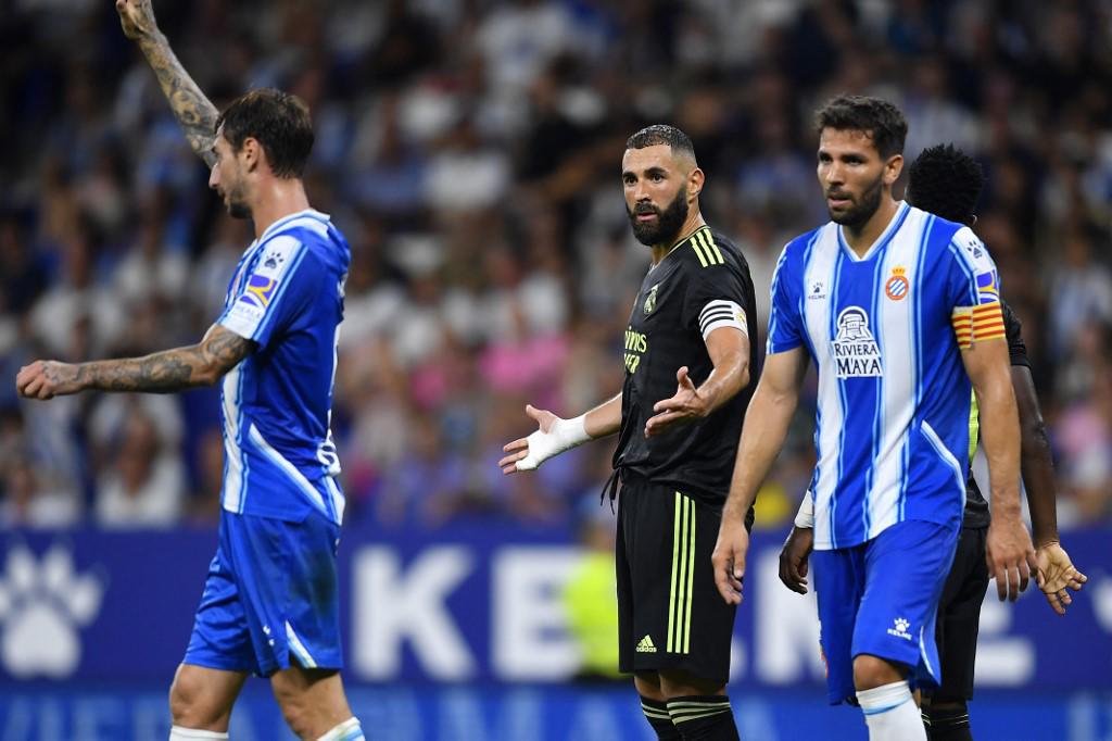 C'est ainsi qu'a été vécue la longue victoire du Real Madrid sur l'Espanyol grâce aux buts de Benzema.