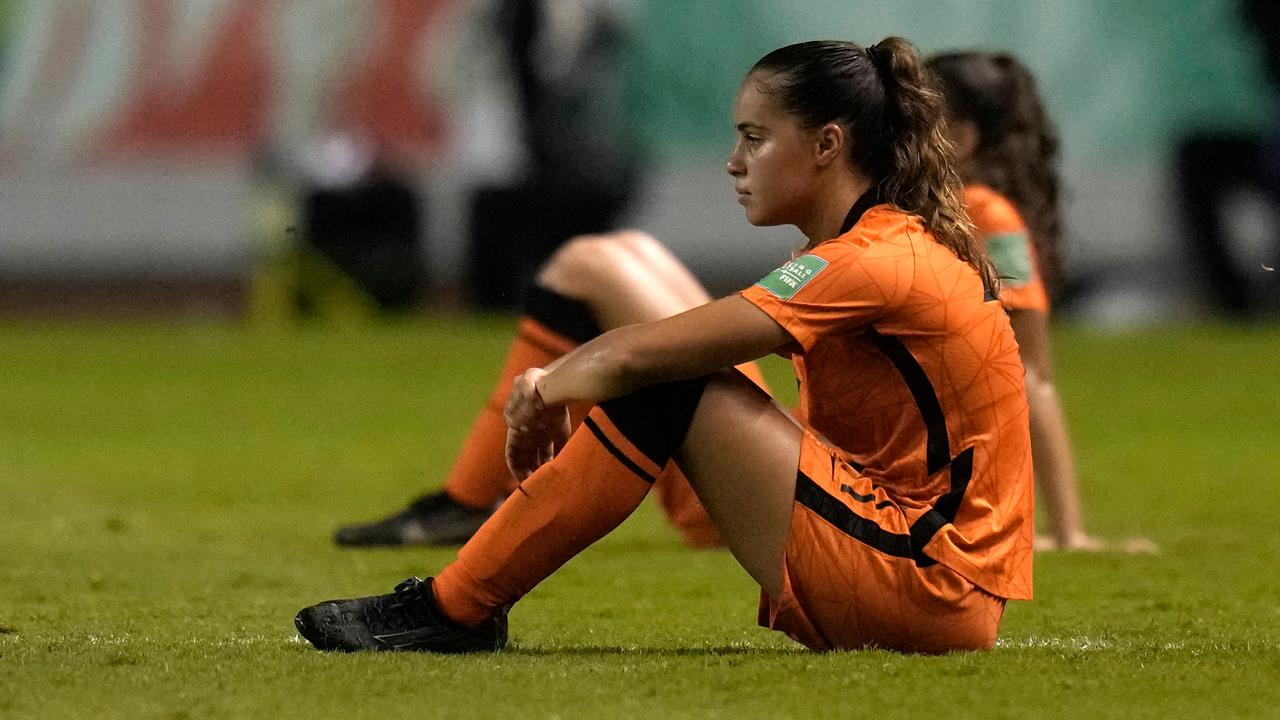 La déception parmi les footballeurs néerlandais était grande après avoir manqué le bronze.