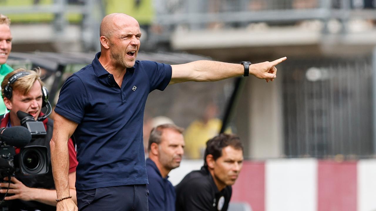 Alfred Schreuder n'était pas mécontent de ce que l'Ajax a montré dimanche.