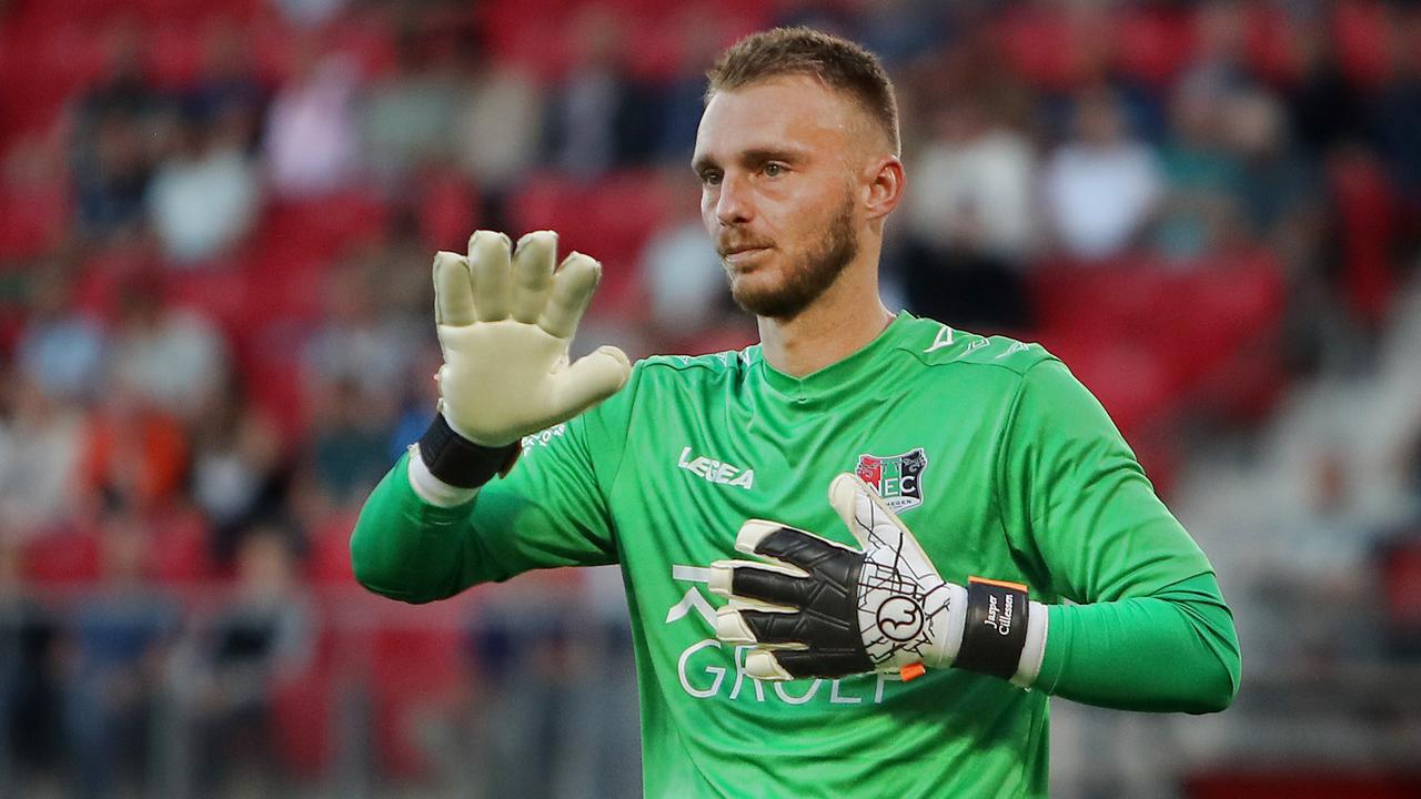 Jasper Cillessen a réalisé onze arrêts à l'AFAS Stadion.