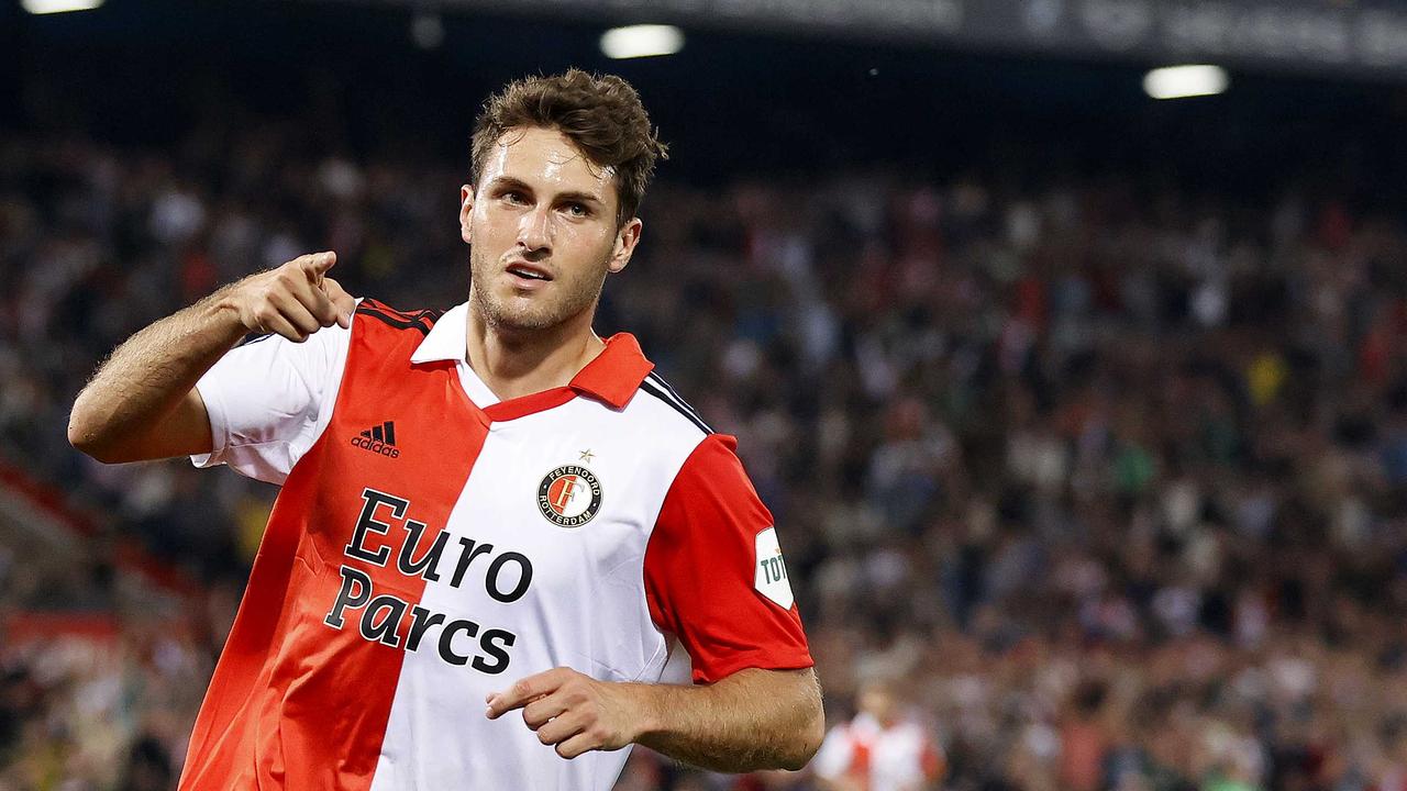 Santiago Giménez a encore marqué pour Feyenoord.