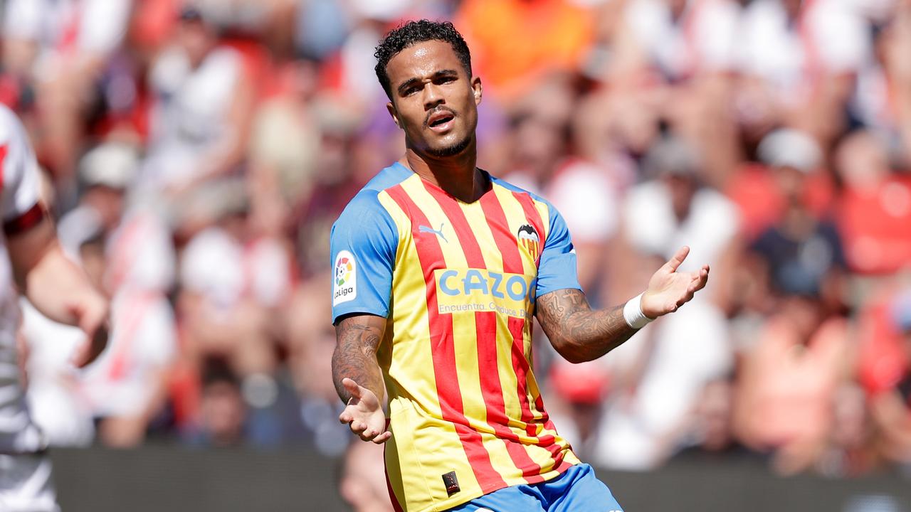 Justin Kluivert n'a pas pu honorer ses débuts avec Valence d'une victoire.