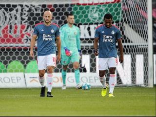 Feyenoord bijt zich stuk op NEC en kan niet profiteren van misstap PSV en Ajax