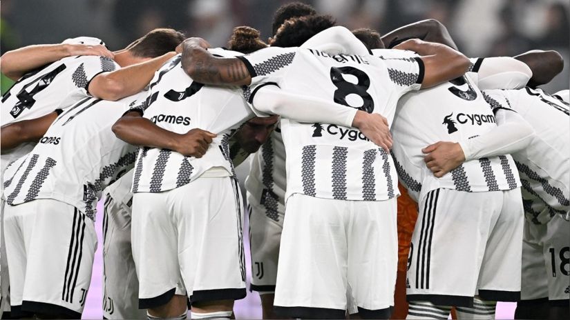 Les joueurs du club Bianconeri.
