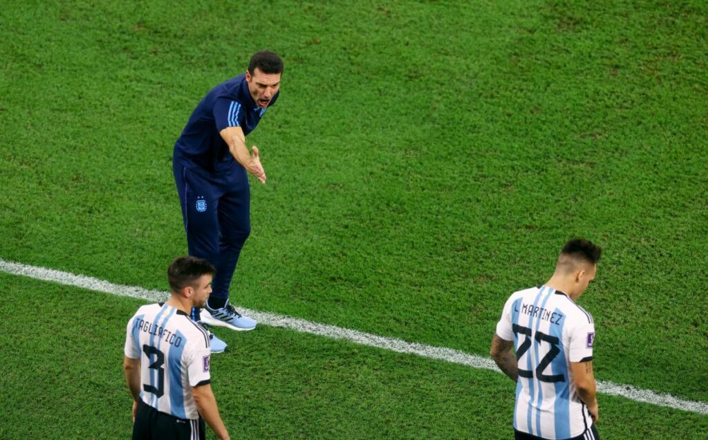 Lionel Messi et Lionel Scaloni