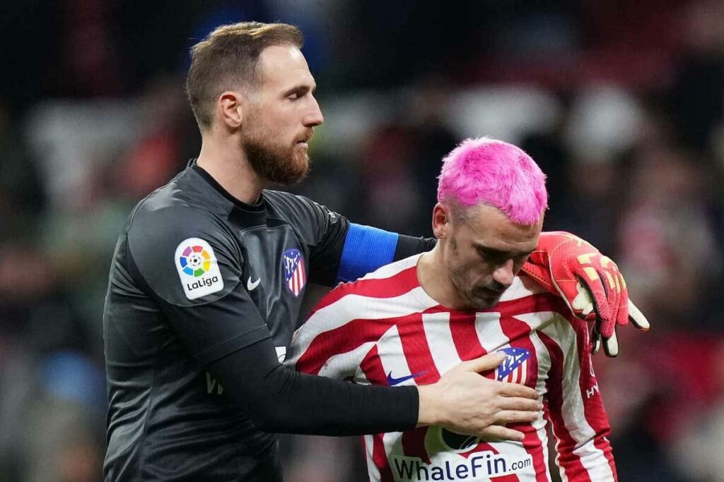 Antoine Griezmann et Jan Oblak