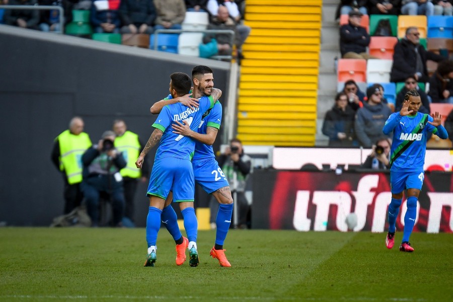 Alignement Sassuolo vs. Naples