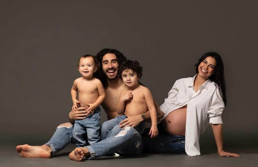 Marc Cucurella et sa famille