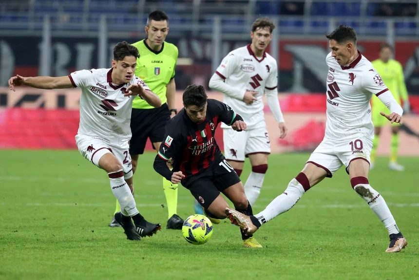 Le Torino s'impose face à l'AC Milan en Coupe d'Italie