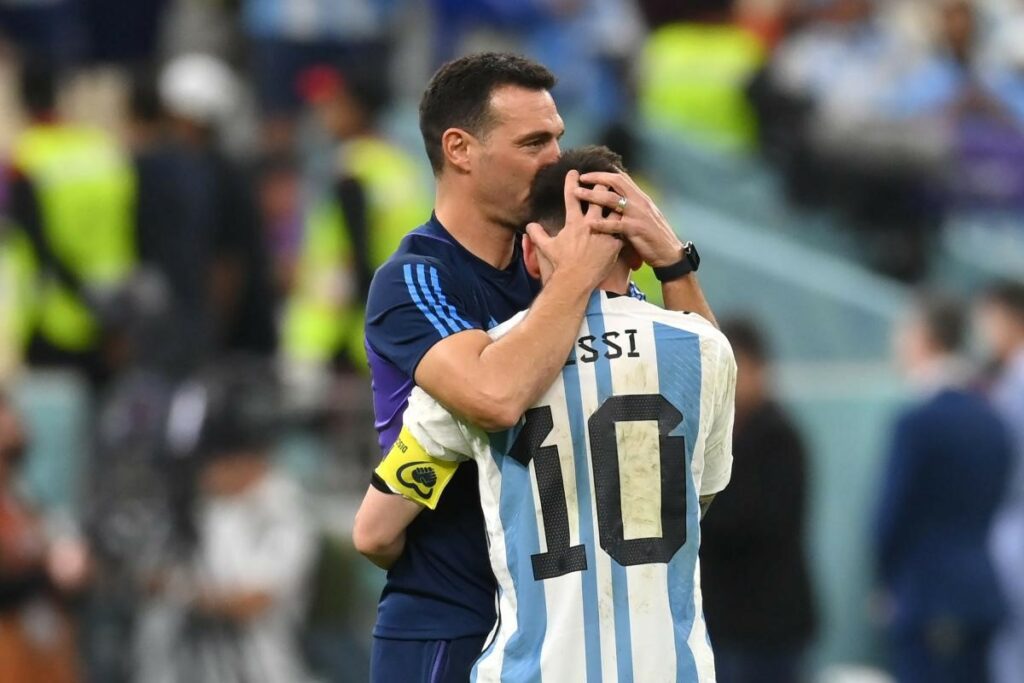 Lionel Messi et Lionel Scaloni