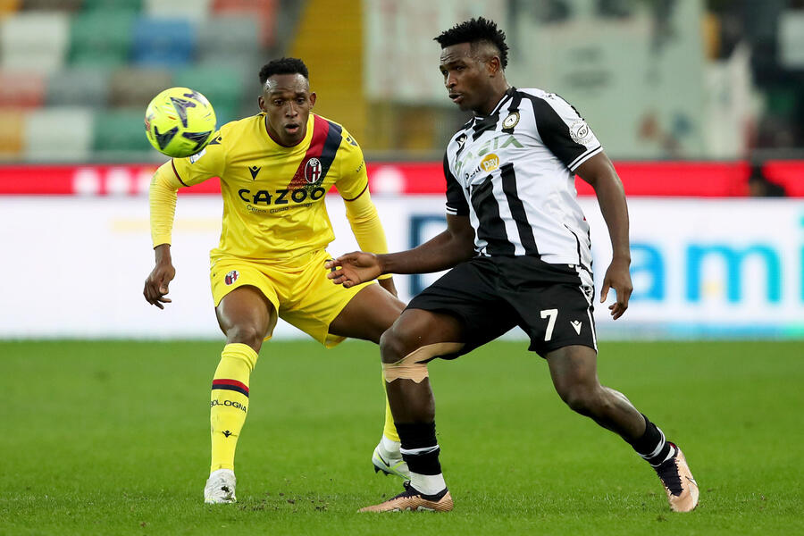 La dernière rencontre entre l'Udinese et le Bologna FC s'est soldée par une victoire 1-0 de l'Udinese à la Dacia Arena.
