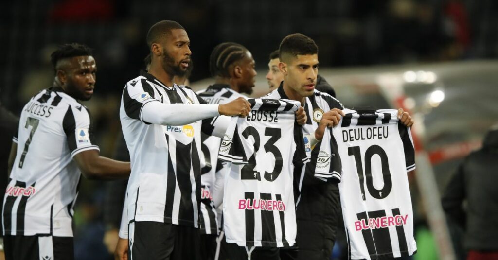 L'Udinese Calcio occupe la huitième place de la Serie A avec 38 points.