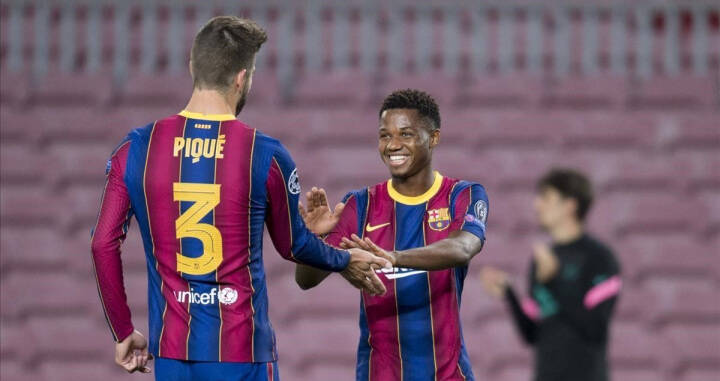 Culés sur le terrain.