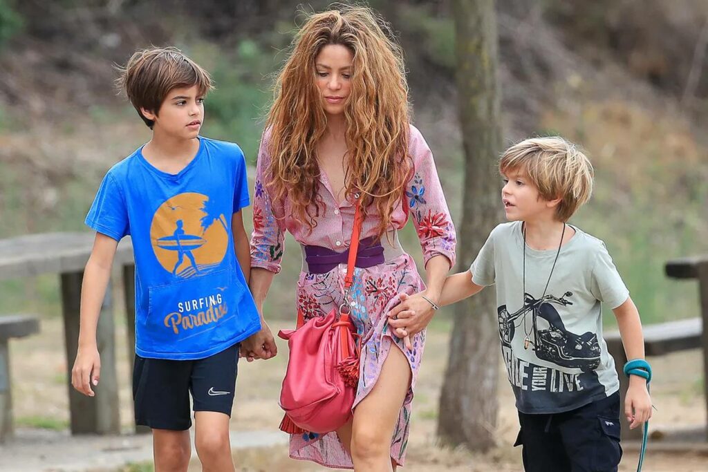Shakira, Milan et Sasha