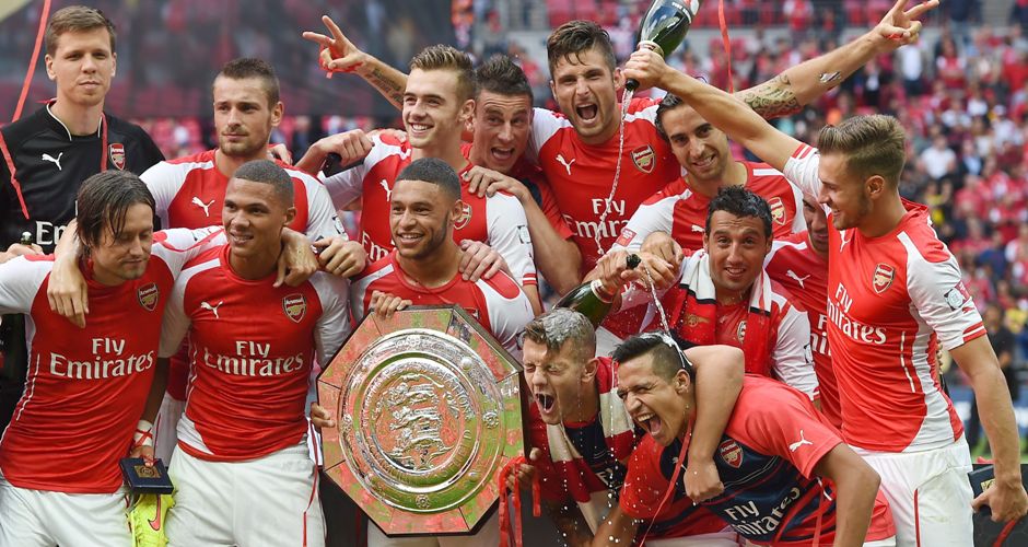 En 2014, les Gunners ont battu les Sky Blues 3-0 pour remporter leur 13e Community Shield.