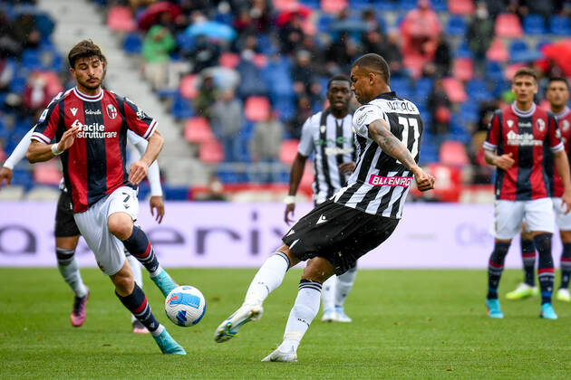 Les 5 dernières rencontres Bologne - Udinese se sont soldées par 4 nuls et 1 victoire de l'Udinese.