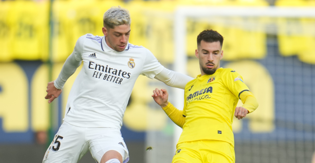 Fede Valverde et Álex Baena se sont rencontrés en Copa del Rey le 19 janvier avant leur match de LaLiga Santander au Santiago Bernabéu.