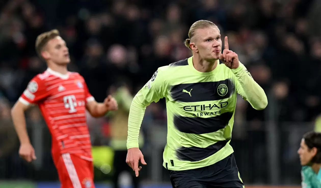 Haaland a marqué contre le Bayer