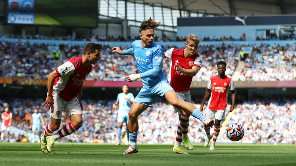 Les cinq dernières rencontres entre les Celestes et les Gunners se sont soldées par cinq victoires de l'équipe de Pep Guardiola.