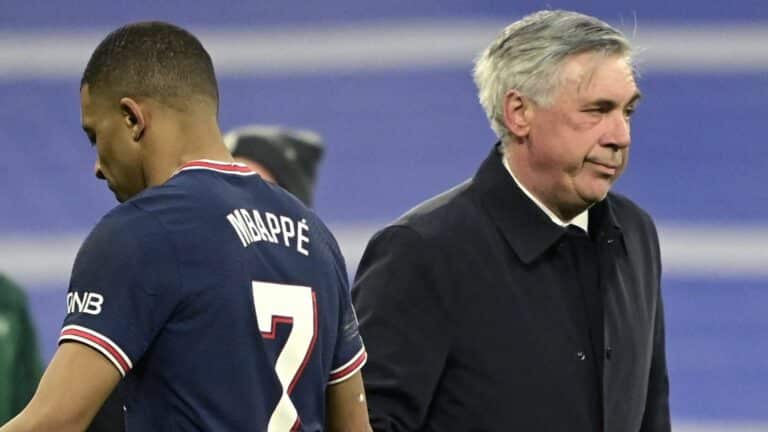 Carlo Ancelotti et Kylian Mbappé au Real Madrid ?