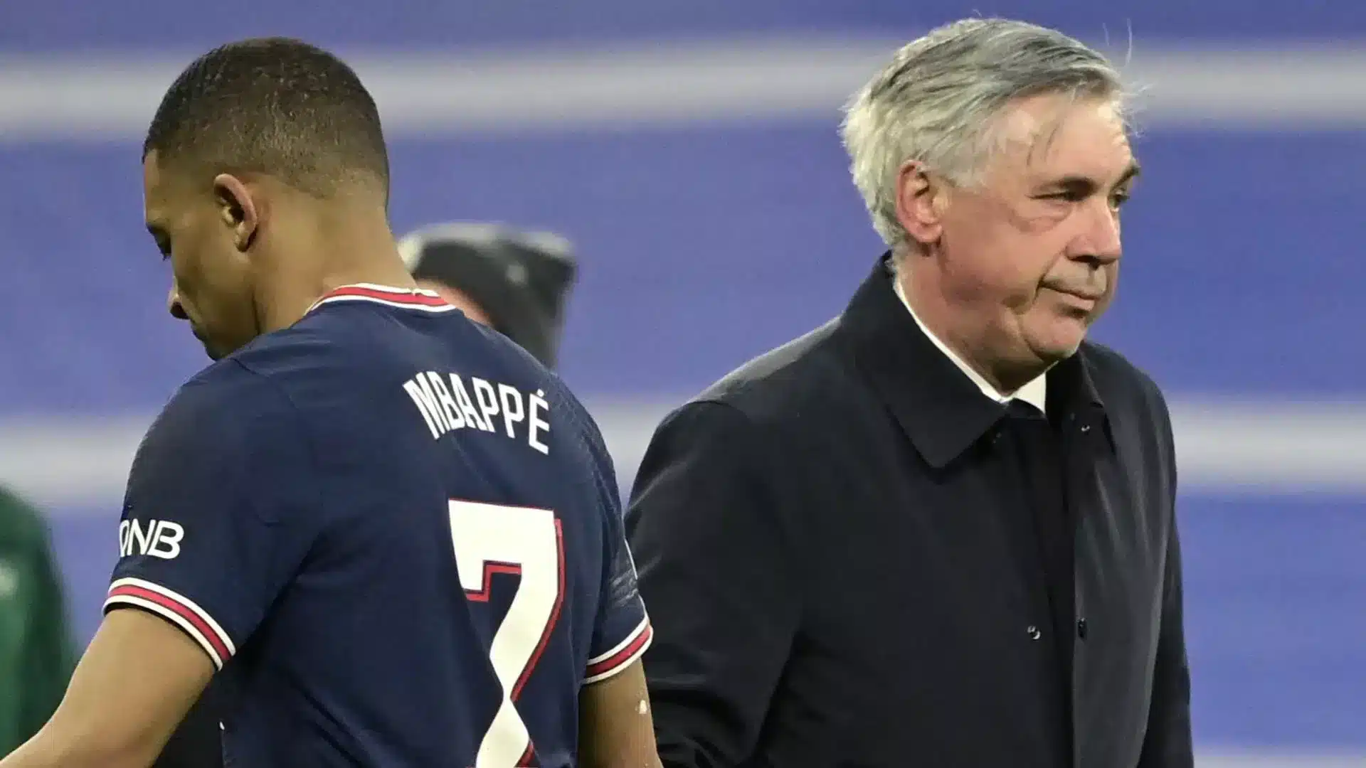 Carlo Ancelotti et Kylian Mbappé au Real Madrid ?