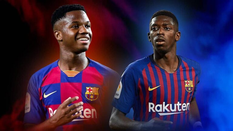 Dembele et Ansu Fati au PSG