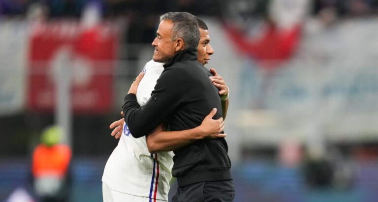 Kylian Mbappé et Luis Enrique