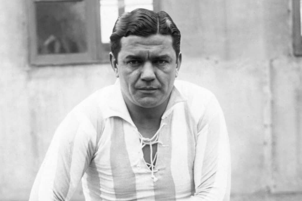 Manuel Seaone, meilleur buteur de l'histoire du championnat argentin.