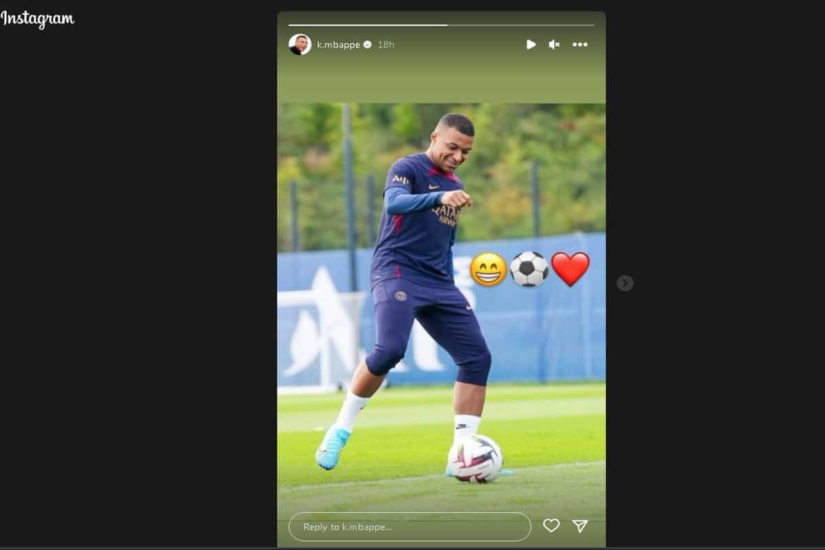 Mbappé heureux